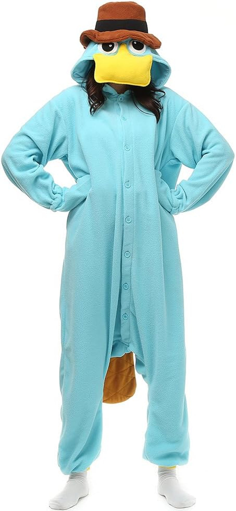 Mike Animal Onesie Pajamas Costume Unisex Adult Cosplay Sleepwear Christmas